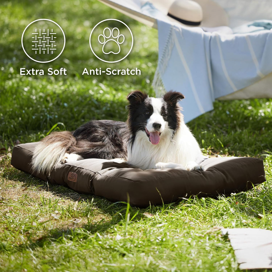 Bedsure Hundekissen Grosse Hunde waschbar - 91x68cm hundematratze wasserdicht L für grosse, mittelgr