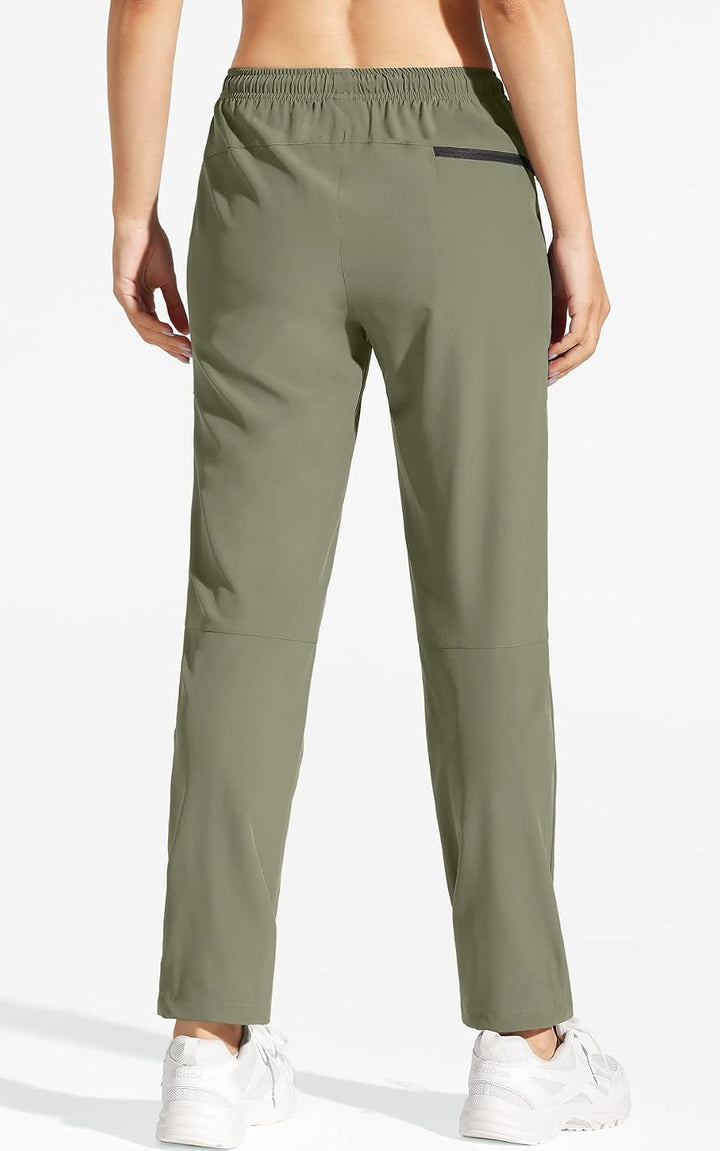MOCOLY Damen Wanderhose Cargohose Wasserdicht Elastische Outdoorhose Cargo Jogginghose Trekkinghose