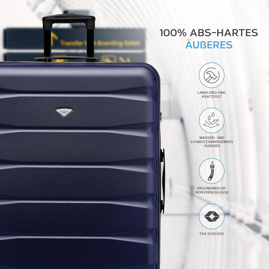 Flight Knight ABS-hartschalenkoffer Kabinen- Und Handgepackoptionen, Die Fur Uber 100 Fluggesellscha