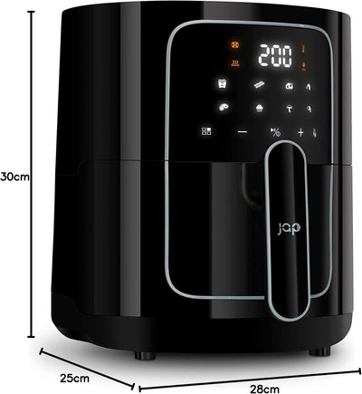 Airfryer Ascension 3,5L XL | Heissluftfritteuse mit 1400W Leistung | Manuelle und 8 Automatische Pro