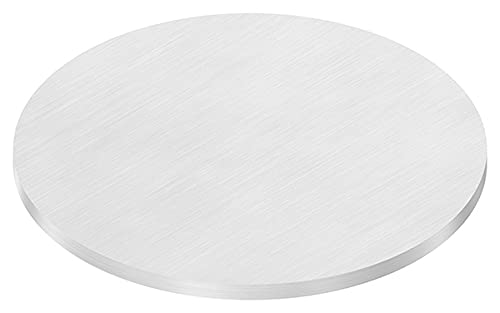 Fenau - Ronde - Masse: Ø 150 mm - mit Längsschliff - aus V2A (Edelstahl) - Stahl-Platte/Stahl-Ronde
