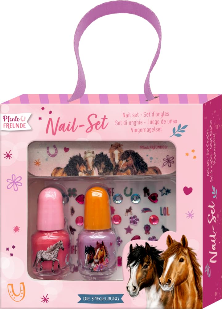 DIE SPIEGELBURG - Nail-Set - Pferdefreunde