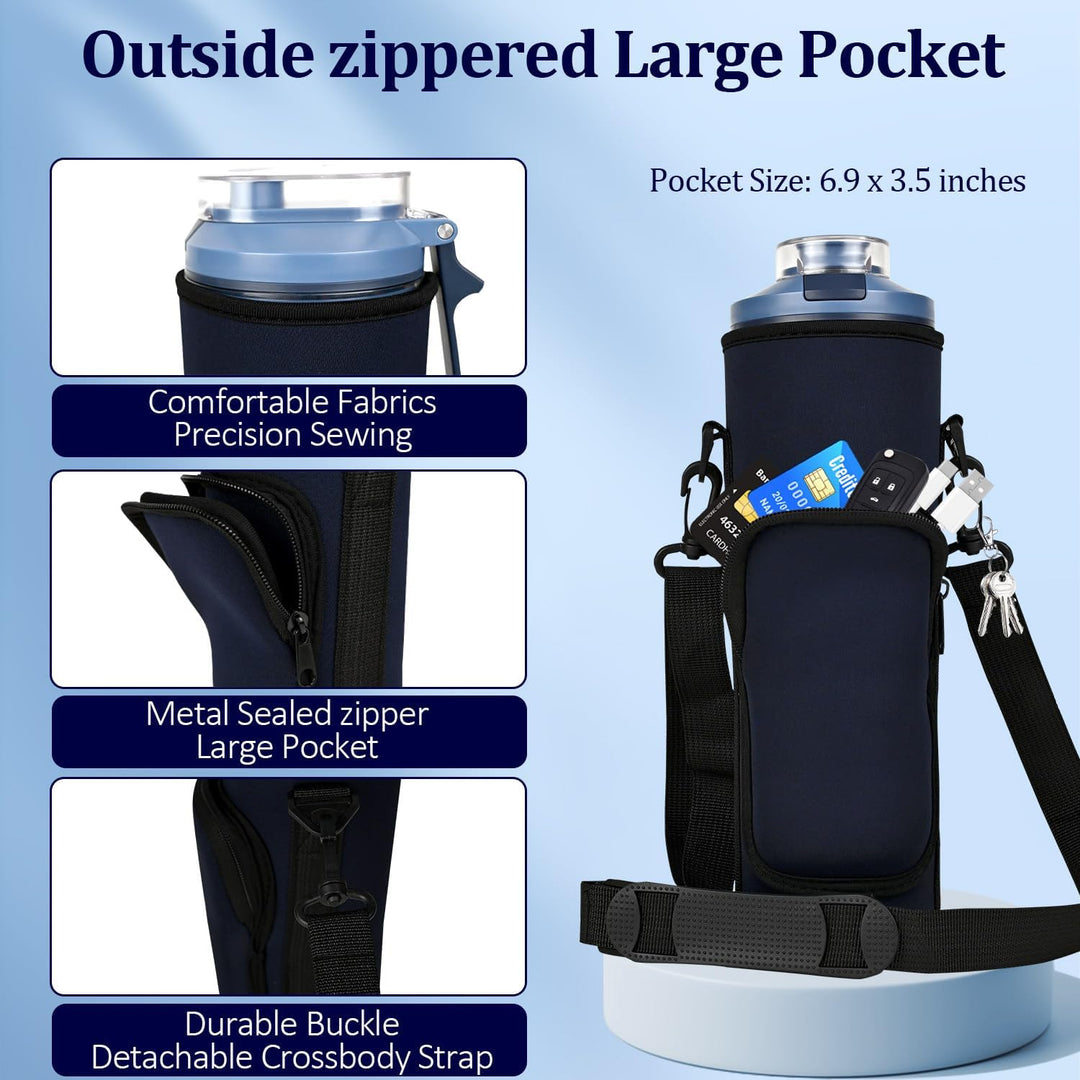 AF-WAN Tragbare Mixer-Tasche für Ninja Blast Max BC251 - Isolierte Hülle mit Quergurt (Dunkelblau),