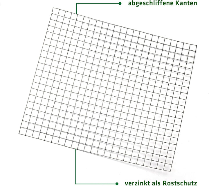 GARDIGO® Drahtgitter- 4 Stück | Insektenhotel Füllmaterial | Nisthilfe für Insektenhaus, Bienenhotel