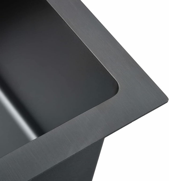 Tidyard Handgemachte Einbauspüle mit Sieb Küchenspüle Spülbecken Edelstahlspüle Edelstahl 70 x 44 x