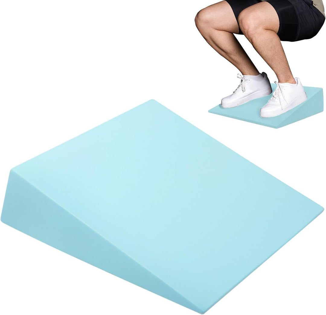 Slant Board Wadendehnung, rutschfester Yoga-Keil, 32 x 30 cm, mit hochdichtem EVA-Schaum, tragbare F