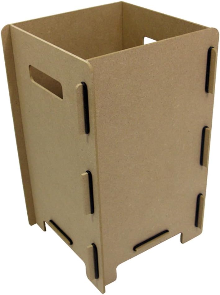 Werkhaus PP 9199 Holzbox für Photohocker ca. 24 x 40 x 24 cm Aufbewahrungsbox für Fotohocker