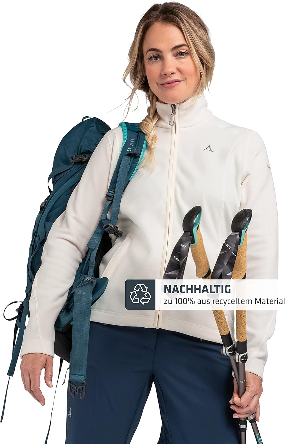 Schöffel Damen Fleece Jacket Leona3, leichte und wärmende Fleecejacke, schnell trocknende Outdoorjac