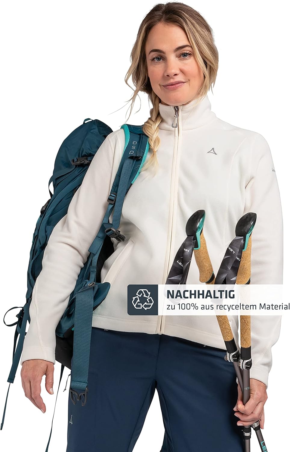 Schöffel Damen Fleece Jacket Leona3, leichte und wärmende Fleecejacke, schnell trocknende Outdoorjac