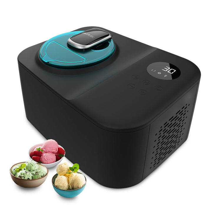 Cecotec Eismaschine mit 1,2 L Kompressor Gelacy 1200 Touch. 110 W, Eiscreme-Maschine, Touchscreen, K