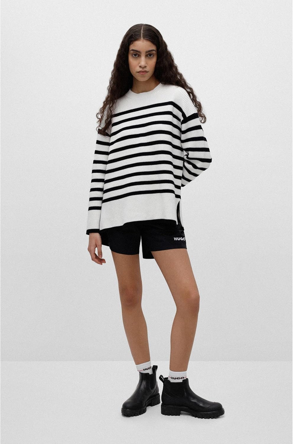 HUGO Damen Sinty Pullover L Open Miscellaneous960, L Open Miscellaneous960