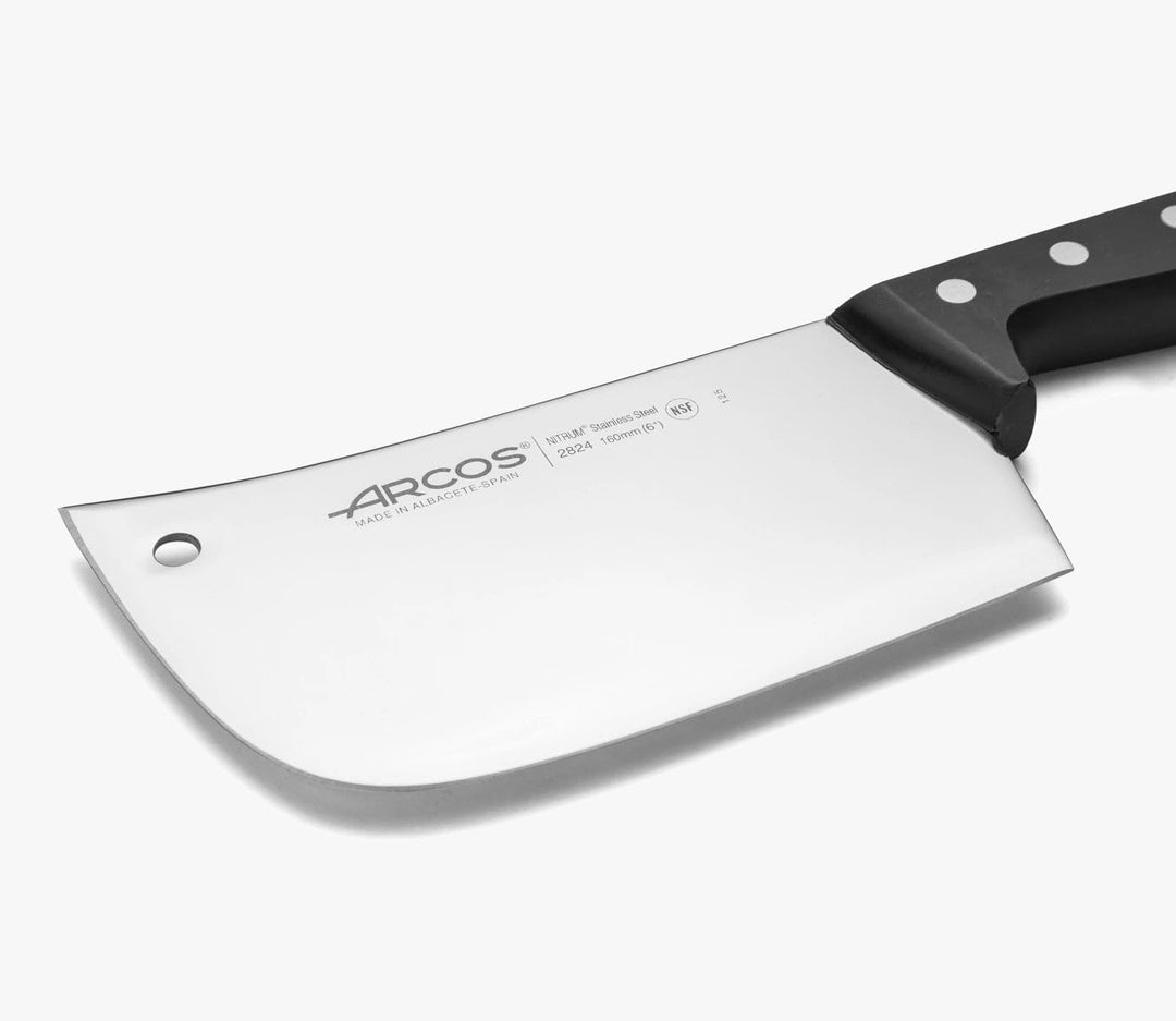 Arcos 282404 Serie Universal - Hackmesser - Klinge Nitrum Edelstahl 160 mm - HandGriff Polyoxymethyl