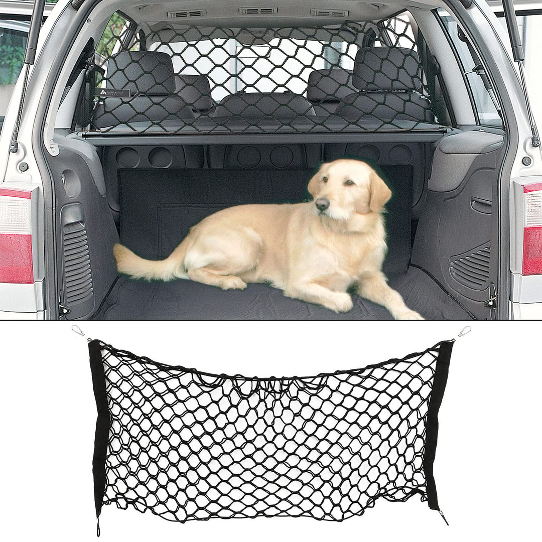 GarveeLife Hundegitter Auto 120x70 cm | Trennnetz für Kofferraum & Rücksitz | Universelle Hunde Barr