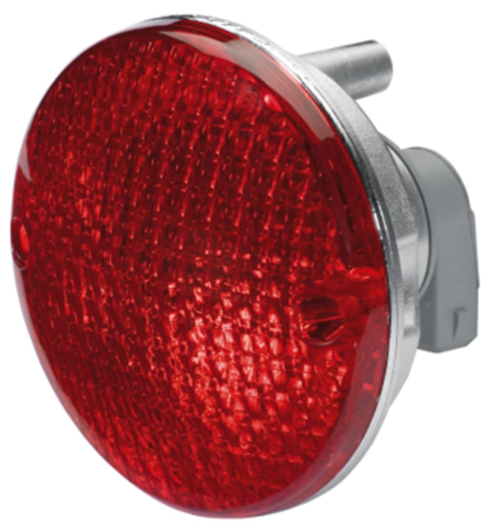 HELLA - Nebelschlussleuchte - Halogen - 12V - Einbau - Lichtscheibenfarbe: rot - Stecker: Flachsteck