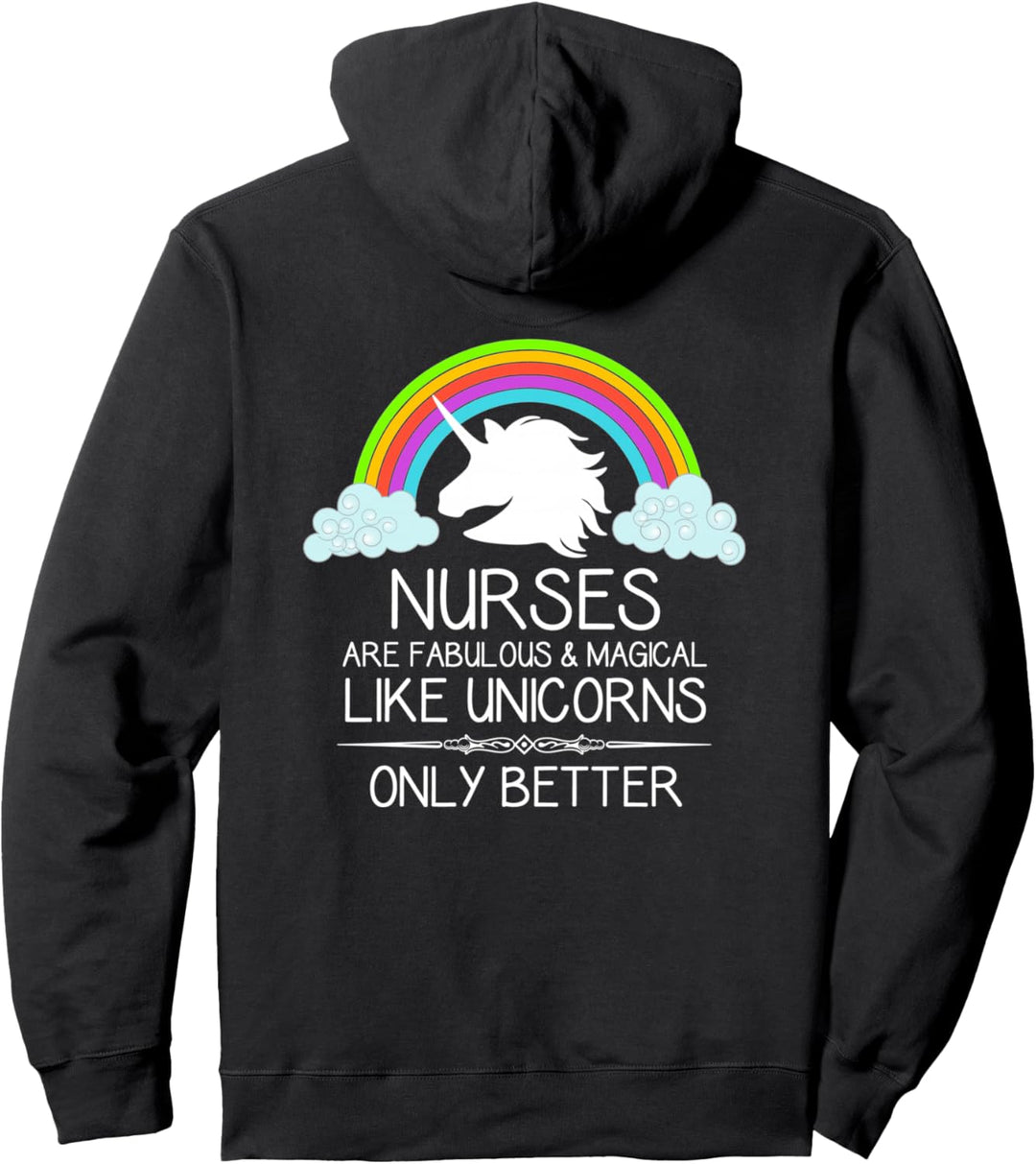 Nurse Gifts - Nurses Are Like Unicorns Funny Nursing Pullover Hoodie