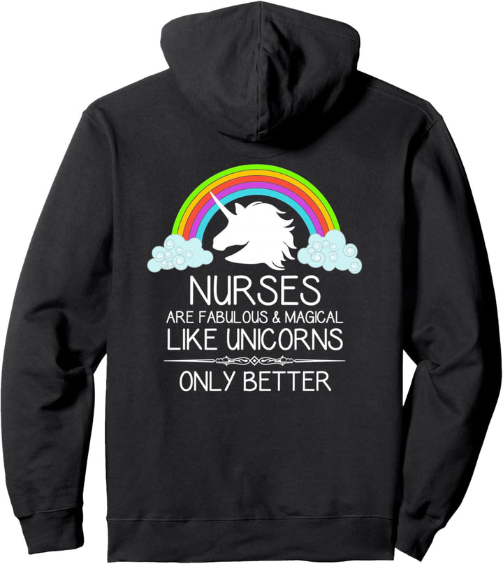 Nurse Gifts - Nurses Are Like Unicorns Funny Nursing Pullover Hoodie
