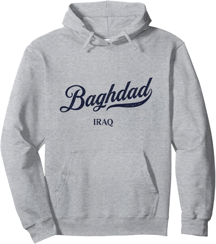 Retro Irak City - Vintage Baghdad Pullover Hoodie