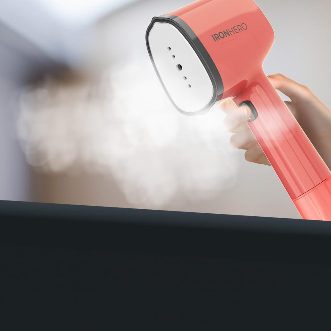 Cecotec Steamer Dampfglätter IronHero V-1500 Essential Red. 1500 W, 25 g/min Dauerdampf, 2 Dampfmodi