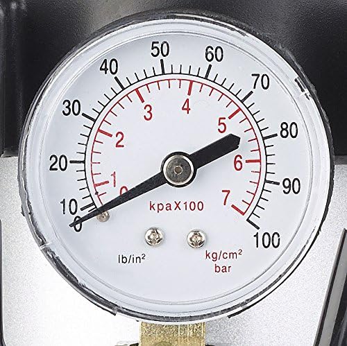 Lescars Luftkompressor 12 Volt: Mobiler Luft-Kompressor, Manometer, 12 V, 100 psi, 288 Watt, 3 Adapt