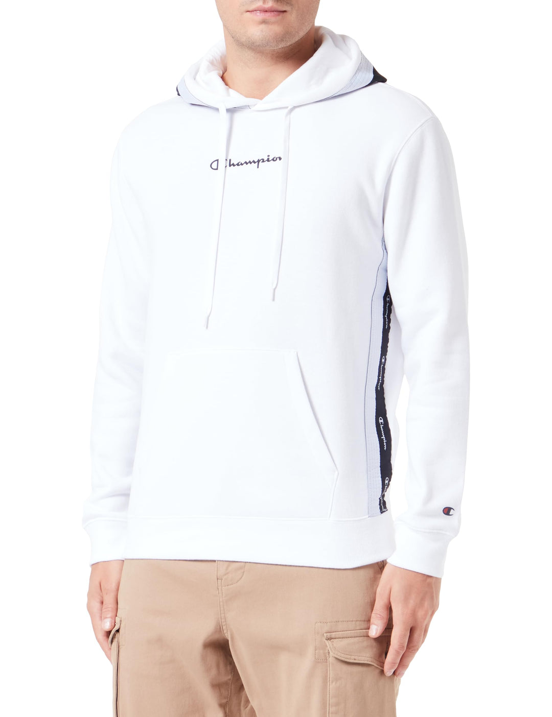 Champion Herren Legacy American Tape-Powerblend Fleece Kapuzenpullover XL Bianco, XL Bianco