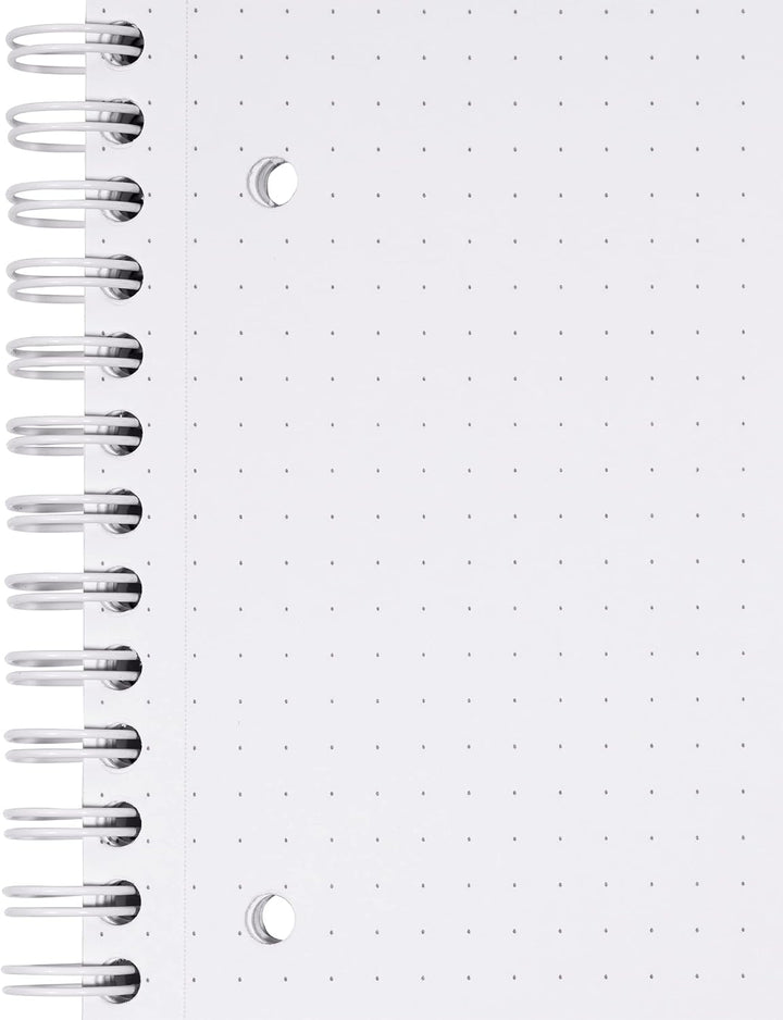 Oxford Touch Collegeblock A4 punktkariert/dotted, 80 Blatt, lichtgrau, 10 Stück Single, Single
