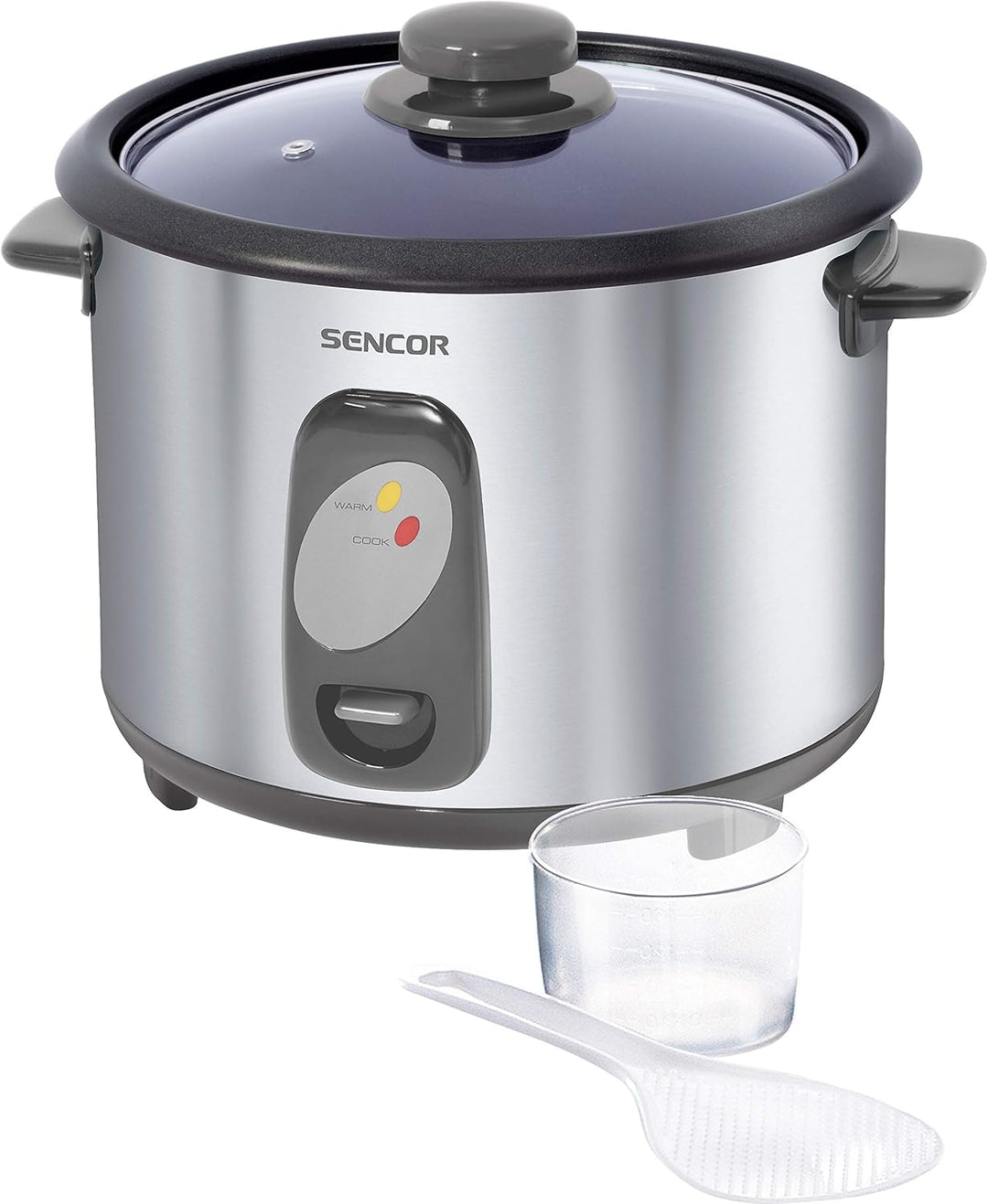 SENCOR SRM 1800SS Reiskocher, Stainless Steel, Silber