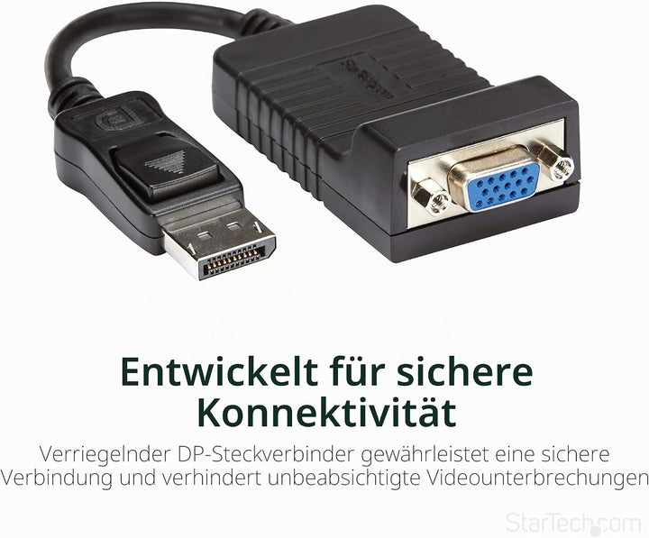 Startech.com DisplayPort-auf-VGA-Adapter – 1920 x 1200 – DisplayPort VGA konverter - DisplayPort-auf