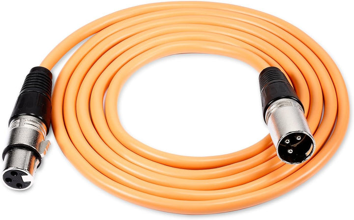 Neewer 6-Pack 1 Meter Audio Kabelkabel, XLR Stecker auf XLR Buchse Mikrofon Farbkabel (grün, blau, l