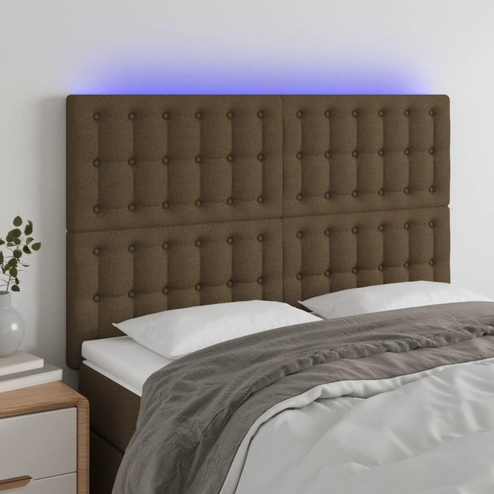 vidaXL LED Kopfteil Bettkopfteil Polsterkopfteil Betthaupt für Bett Bettgestell Bettrahmen Schlafzim