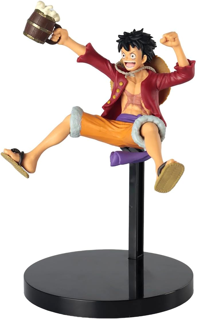One Piece Actionfigur Monkey D Luffy It's a Banquet aus Kunststoff, von Bandai., Bandai
