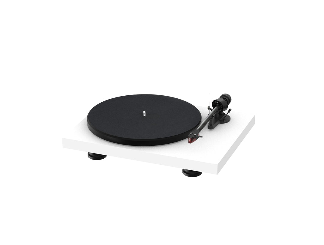 Pro-Ject Debut Carbon EVO, Audiophiler Plattenspieler mit Carbon Tonarm, elektronischer Geschwindigk