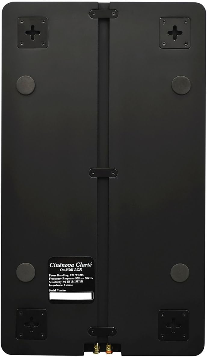 Earthquake Sound OW-C5 Cinenova Clarte On-Wall LCR Speaker 600W 8 Ohm