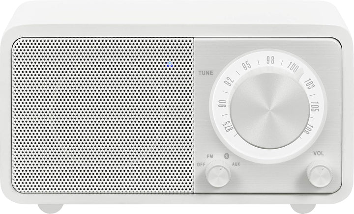 Sangean WR-7 tragbares Desktop-Radio (FM-RDS-Tuner, Bluetooth, AUX-In, integrierter Lautsprecher, Ak