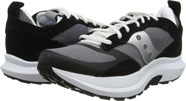 Saucony Herren Jazz Hybrid Sneaker 37.5 EU Schwarz Silberfarben, 37.5 EU Schwarz Silberfarben