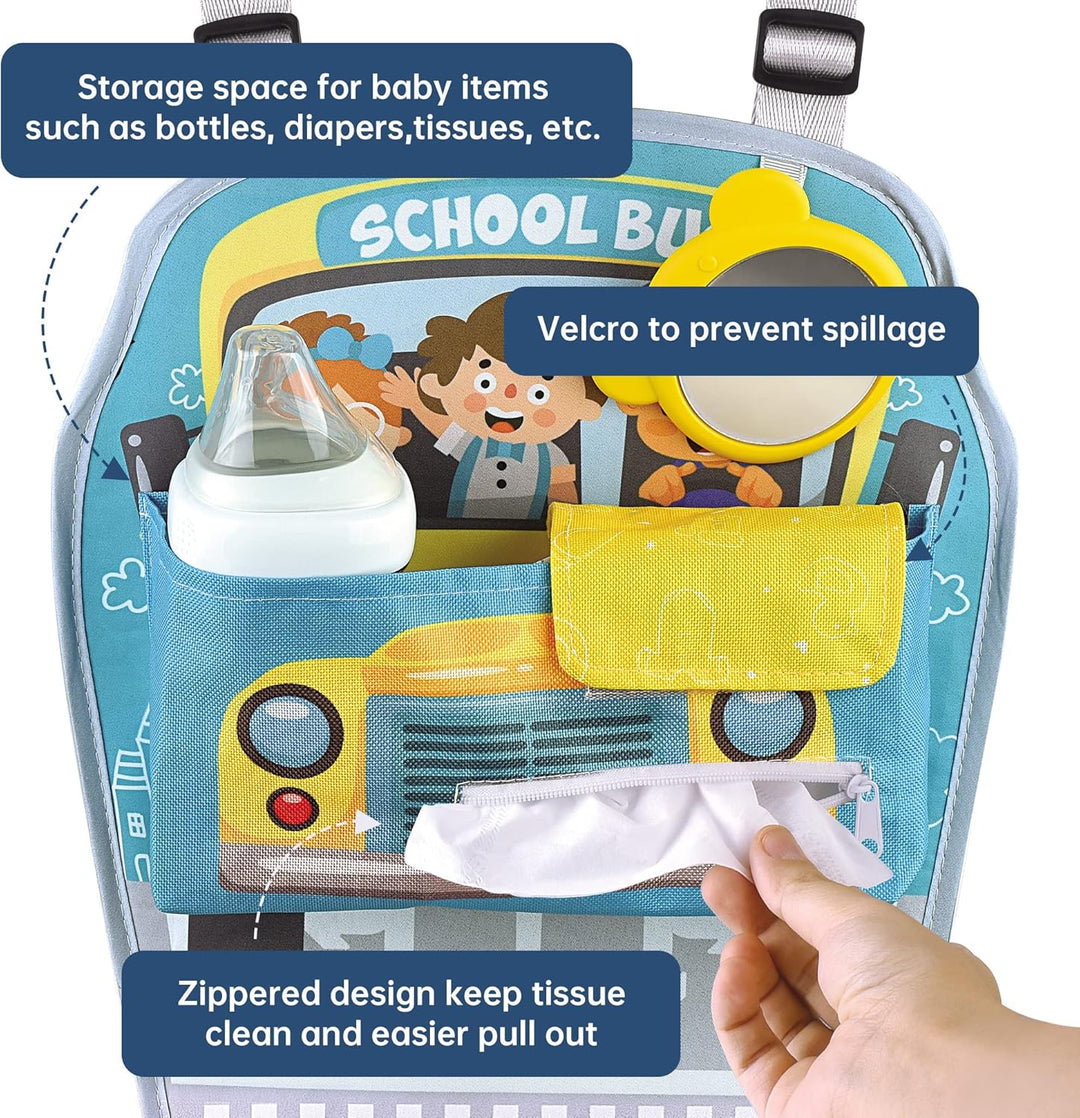caterbee Autositzspielzeug mit Lenkradmitte für Spiel und Kick (Steering Wheel), Steering Wheel
