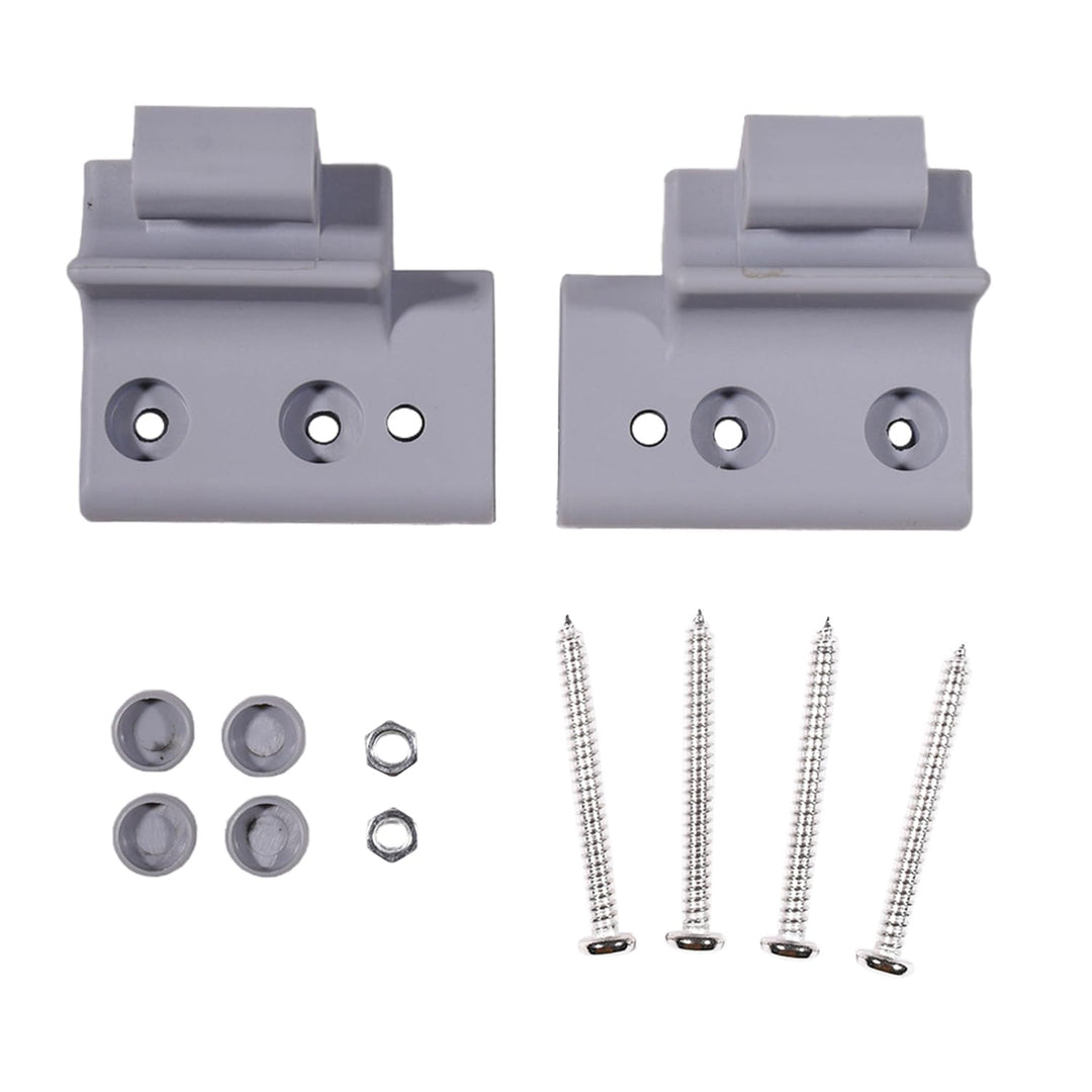 Dachfenster Griffkonsole Set AF/BA 2skt Ersatzteil Kompatibel mit Braas Atelier-Fenster Grau