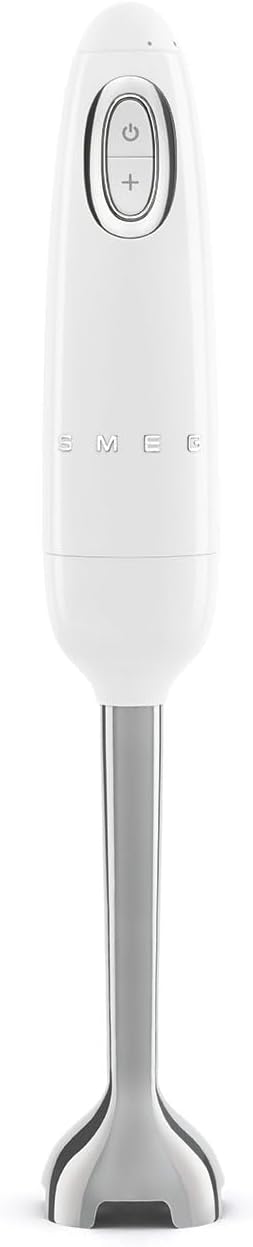 Smeg, Stabmixer HBF03WHEU, Turbo-Funktion und Flowblend-Schneidesystem, mit Rutschfestem Griff, Inte