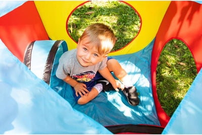 Kinder-Spielzelt mit Tunnel Spielhaus für Baby und Kleinkinder 3 Teile Spiele Indoor Outdoor 23871