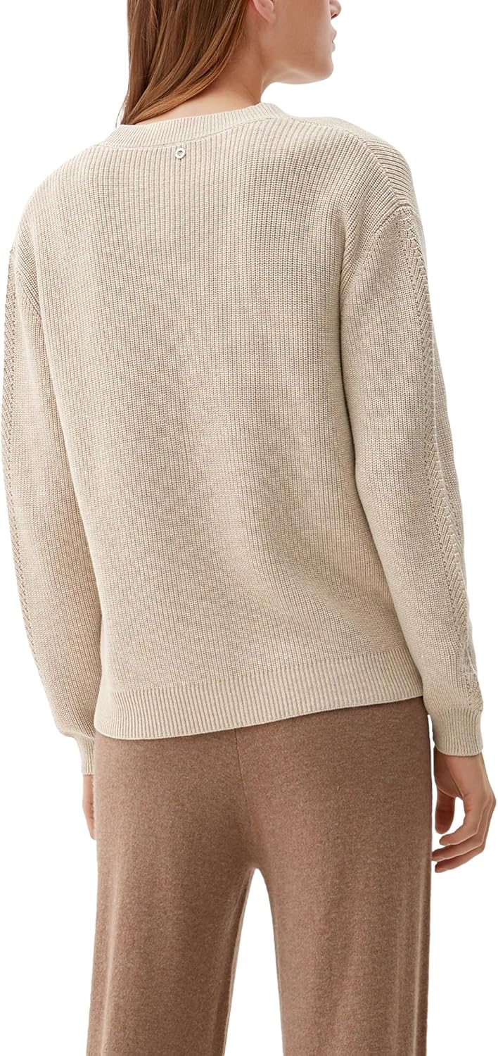 s.Oliver Cardigan aus Baumwollmix 40 8469_sandstein, 40 8469_sandstein