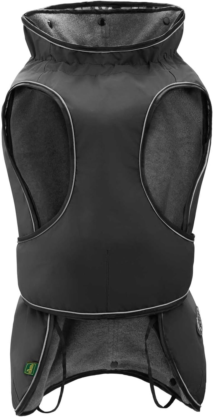 HUNTER UPPSALA Hundemantel, wasserabweisend, reflektierend, 45, schwarz schwarz 45, schwarz 45