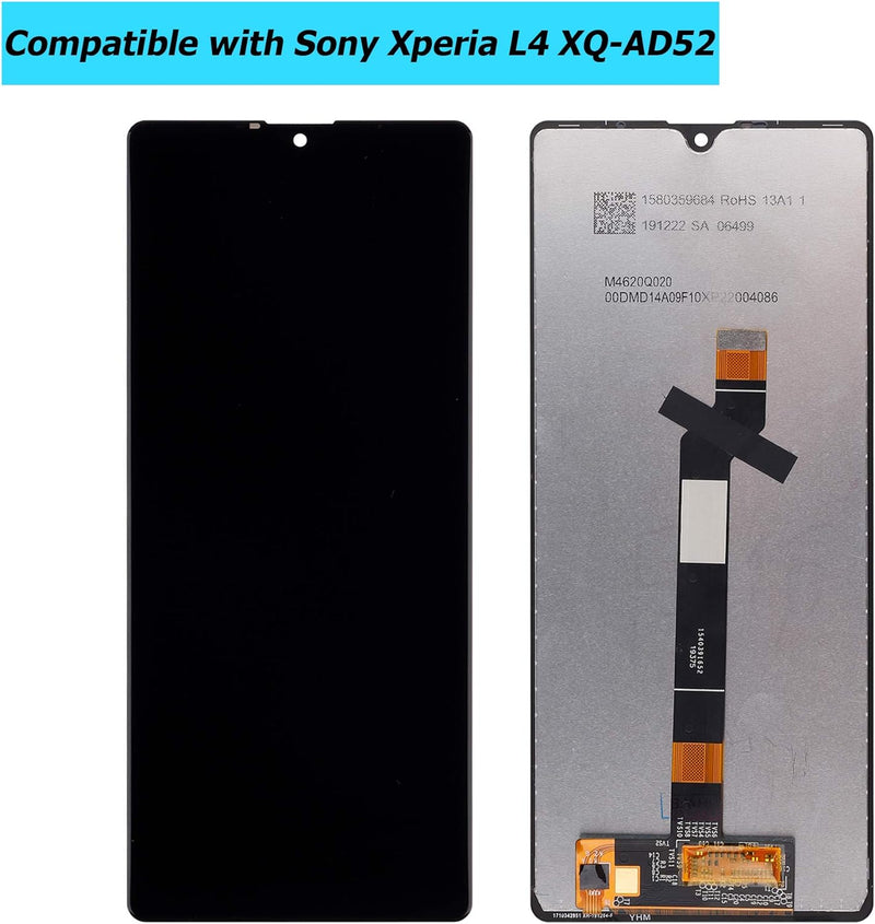 Vvsialeek Ersatz LCD Display Kompatibel Für Sony Xperia L4 XQ-AD52 XQ-AD51 LCD Touch Screen with Too