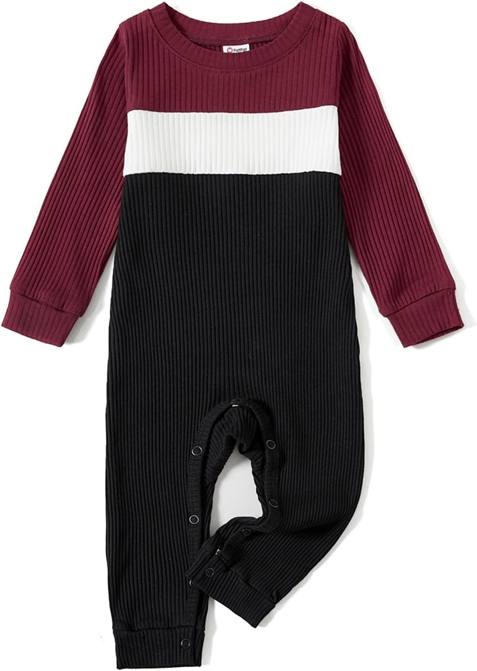 PATPAT Familien Outfit Set Langarm Herbst, Partnerlook Mutter Tochter Kleid Mutter Kind Kleider Mama