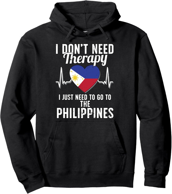 Filipino Flagge I Philippinen Flagge I Urlaub Philippinen Pullover Hoodie