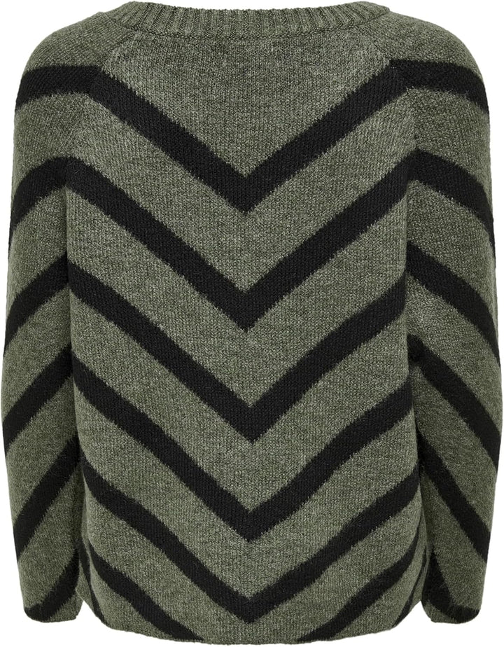 ONLY Damen ONLELIZA L/S Pullover KNT NOOS 15191792 XS Lizard, XS Lizard