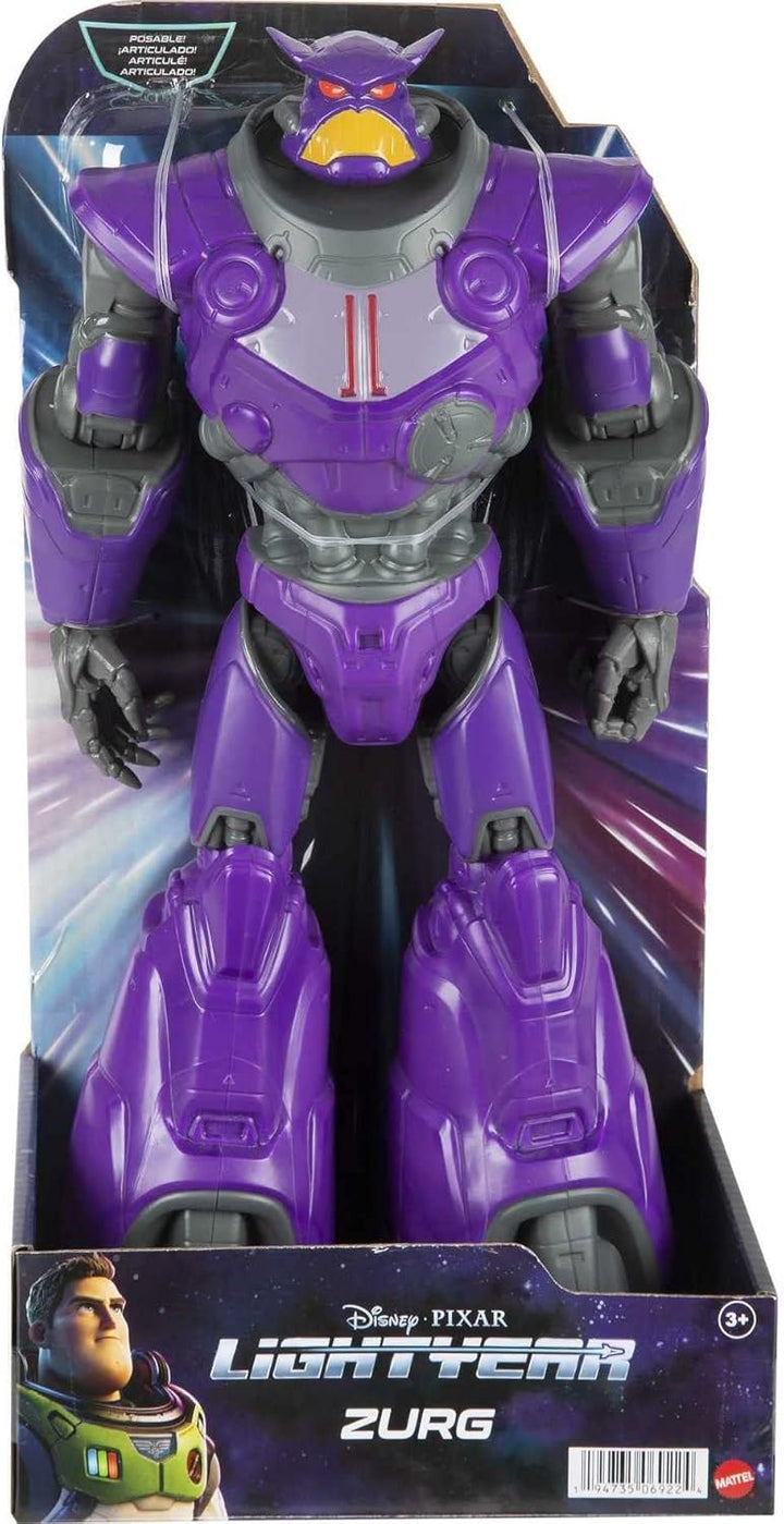 Buzz Lightyear HHJ75 - grosse Zurg Actionfigur, 35 cm grosses authentisches Filmspielzeug 11 bewegli