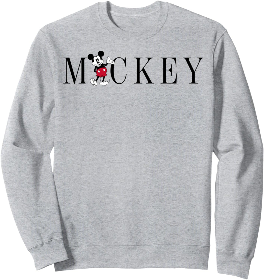 Disney Mickey And Friends Mickey Simple Text Sweatshirt