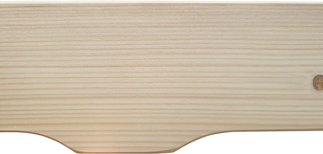 Erst-Holz Futonbett bodenbett extra niedriges Studentenbett 140x200 Fichte Tanne geölt V-60.47-14, A