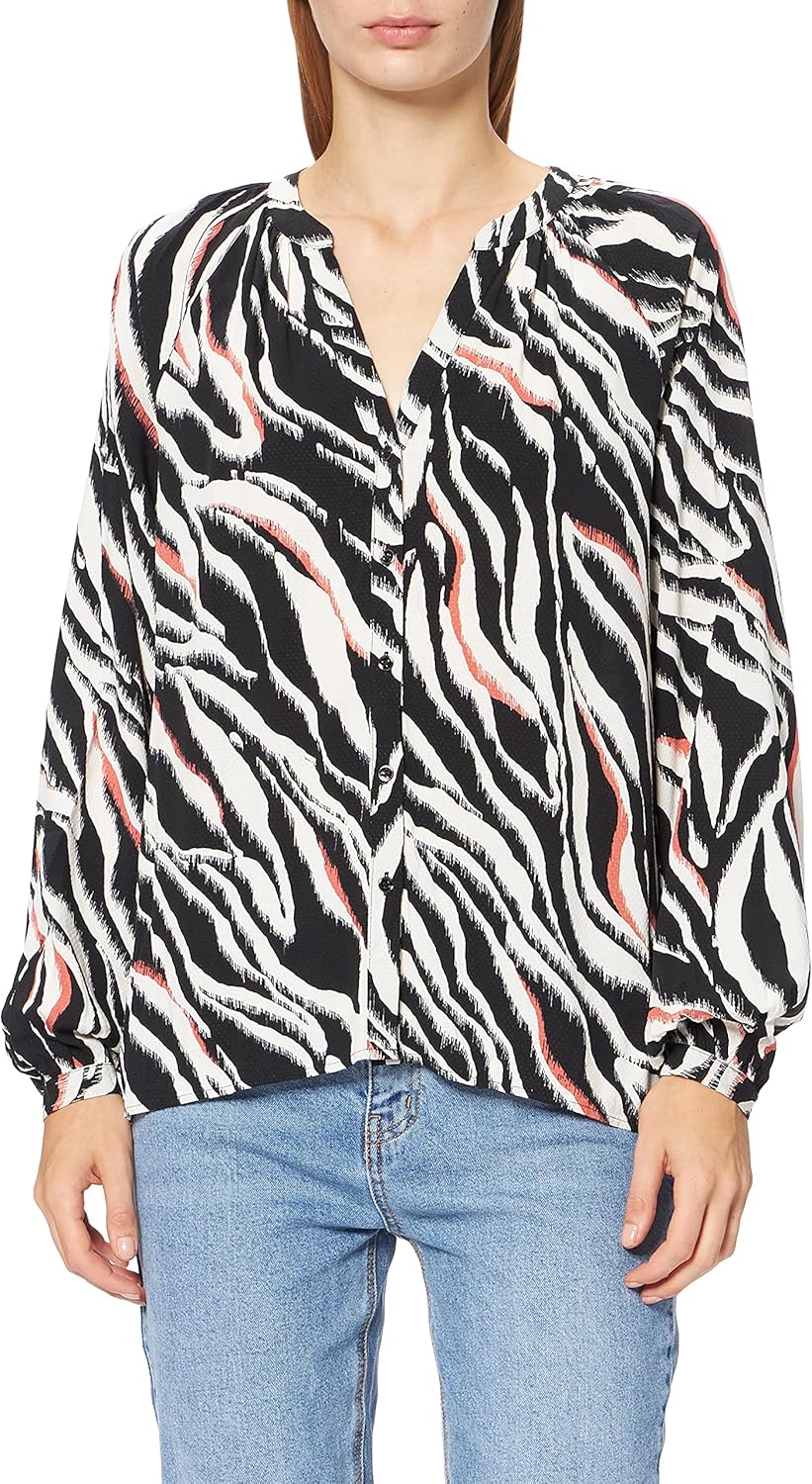s.Oliver Damen Bluse 36 Schwarz, 36 Schwarz