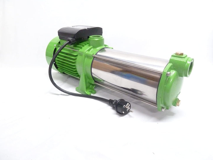 CHM GmbH® Kreiselpumpe 1,5 KW 8400 L/h 8,5 Bar Gartenpumpe Edelstahl Wasserpumpe Pumpe für Hauswasse