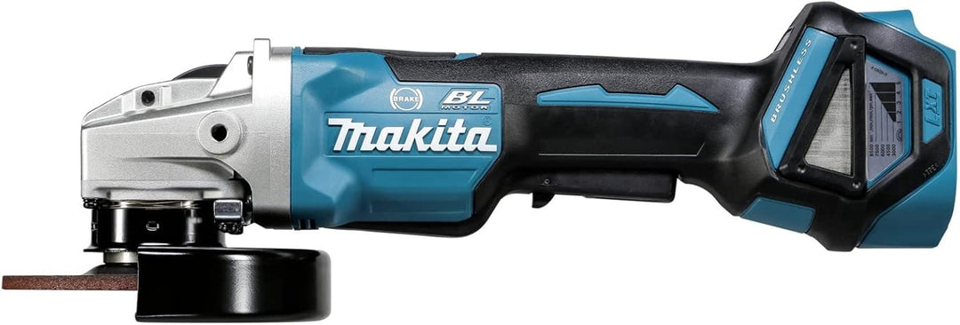 Makita DGA519RTJ Akku-Winkelschleifer 18 V / 5,0 Ah, 2 Akkus + Ladegerät im MAKPAC mit 2 Akkus + Lad